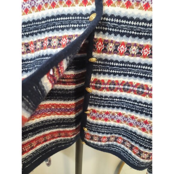 J.Crew Fair Isle Lady Jacket In Boiled Wool Blend, Grey Multi, M, Med NEW NWT - Picture 3 of 8